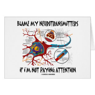Cartão Responsabilize meus neurotransmissor se não que