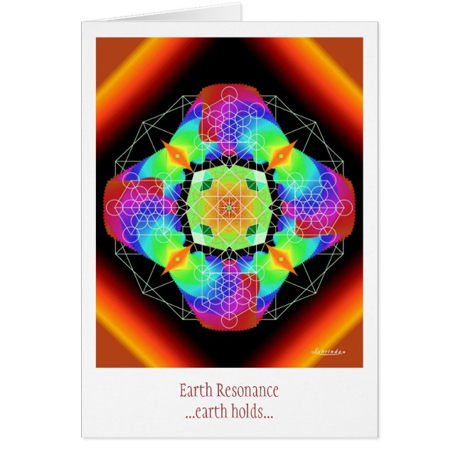 Cartão Ressonância da Terra (Frente)