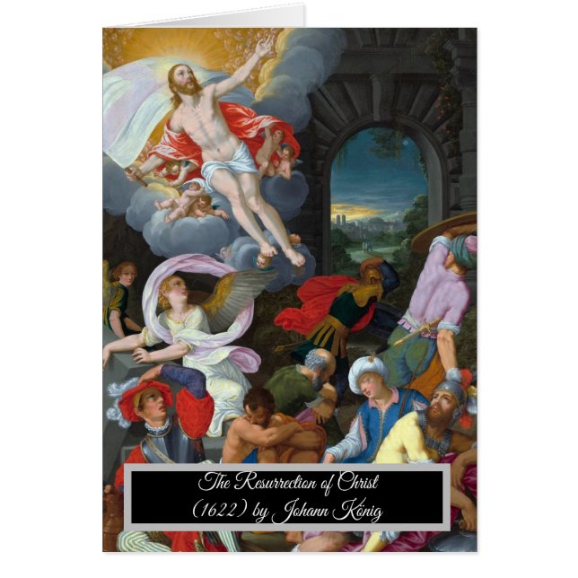 Cartão Ressurreição do Cristo (Frente)