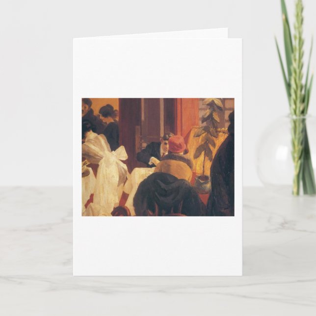 Cartão Restaurante de Nova Iorque - Edward Hopper (Frente)