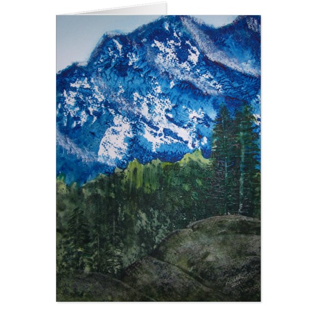 Cartão Resto da montanha (Frente)