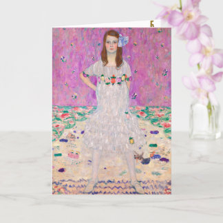 Cartão Restored Klimt Mada Primavesi Portrait