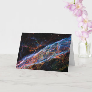 Cartão Restos de Supernova da Nebulosa do Véu Telescópio