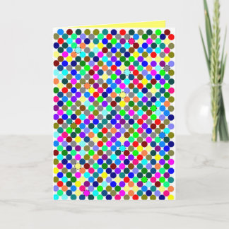 Cartão Retalham confete a