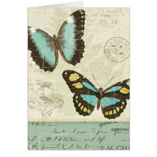 Cartão Retalhos da borboleta
