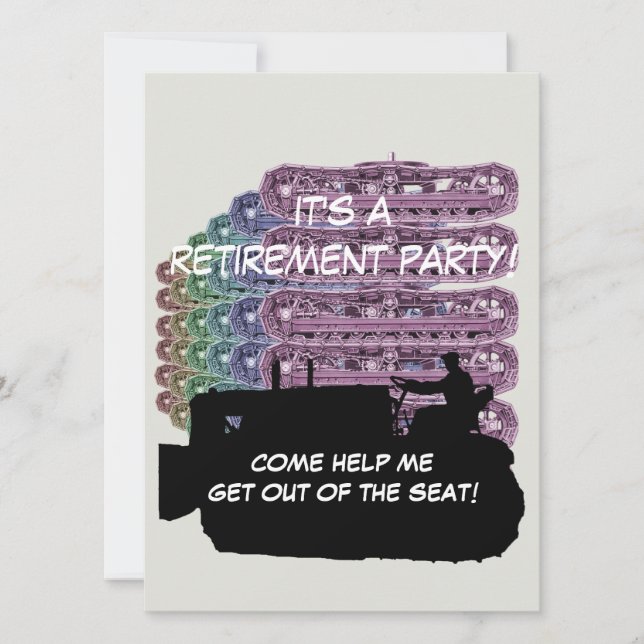 Cartão Retirada do Operador Bulldozer de Engenheiros Oper (Frente)