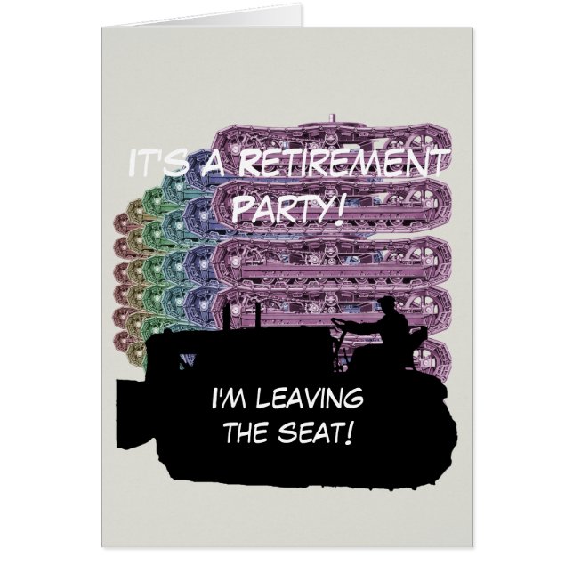 Cartão Retirada do Operador Bulldozer de Engenheiros Oper (Frente)