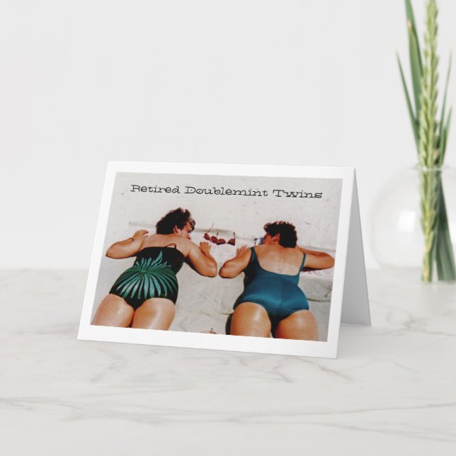Cartão Retired Doublemint Twins (Frente)