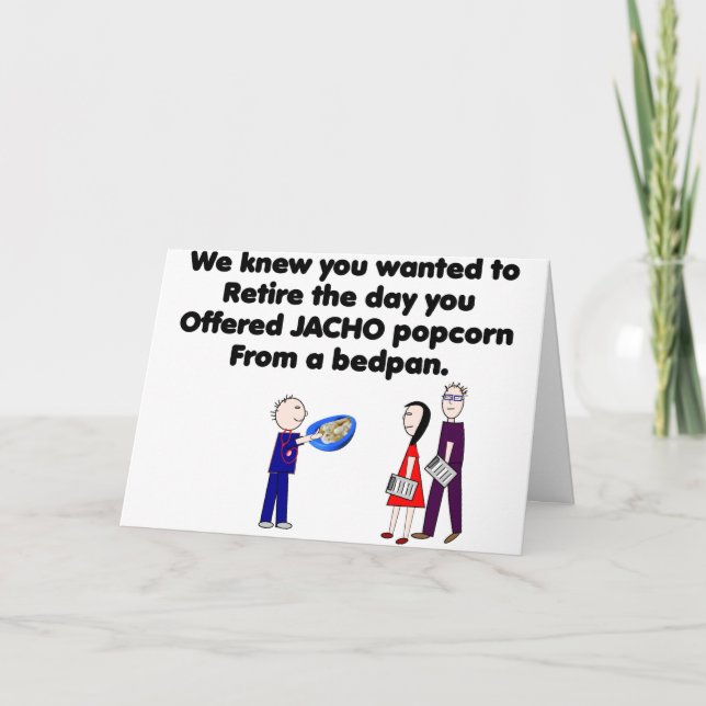 Cartão Retired Nurse Story Art JACHO 2 Card (Frente)