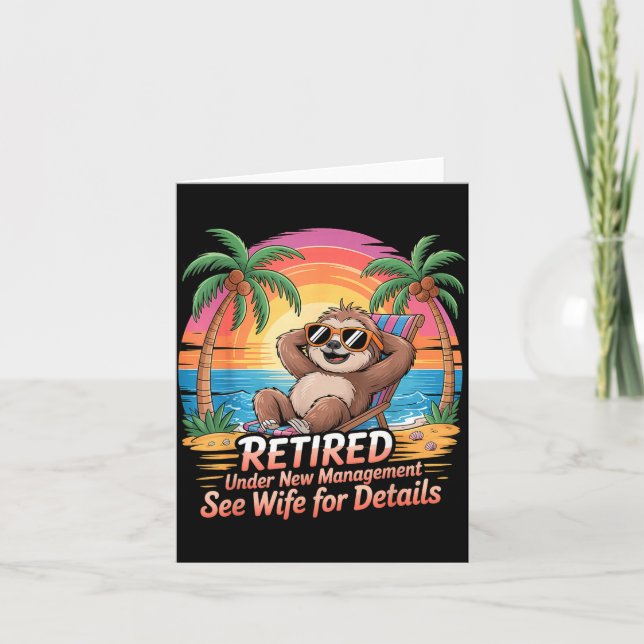 Cartão Retired Under New Management See Wife For Details  (Frente)