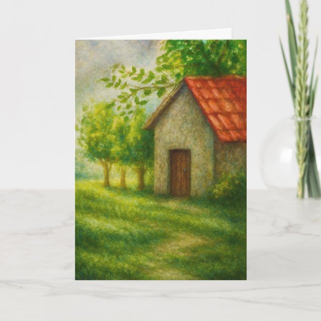 Cartão Retirement Card | Enjoy Every Minute | Peaceful Co (Frente)