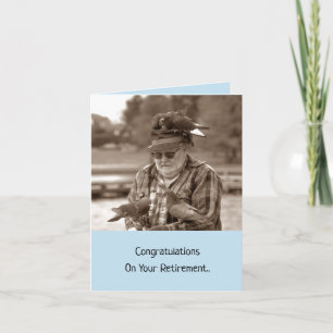 Cartão Retirement is for the birds fun congratulations