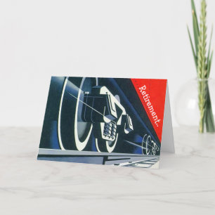 Cartão Retirement Railroad Metaphor switch Train tracks!