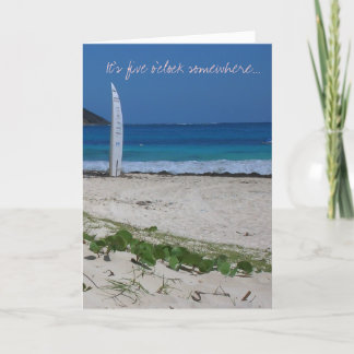 Cartão Retirement, Vacation, Break