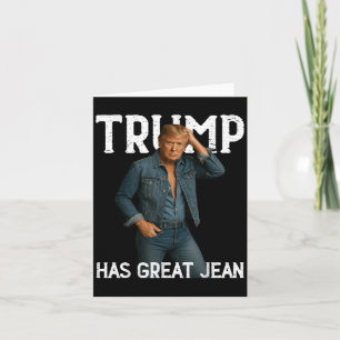 Cartão Retorna O Trump Tem Excelente Jeans Memória