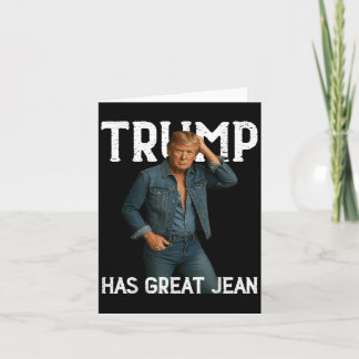 Cartão Retorna O Trump Tem Excelente Jeans Memória