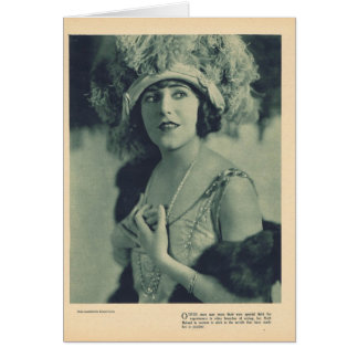 Cartão Retrato 1923 de Ruth Roland