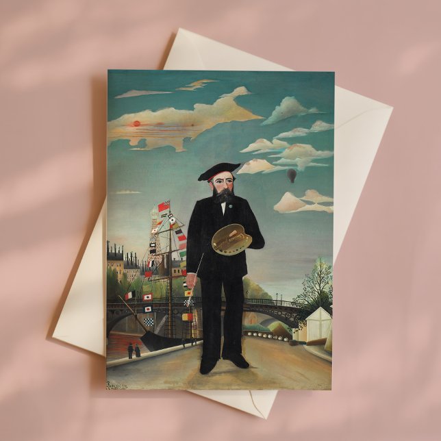 Cartão Retrato automático | Henri Rousseau (Criador carregado)