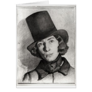 Cartão Retrato da areia de Maurício