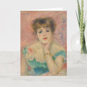 Cartão Retrato da Atriz Jeanne Samary, Auguste Renoir