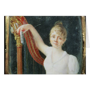 Cartão Retrato da senhora Beaumont