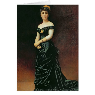 Cartão Retrato da senhora Bishoffsheim, 1877