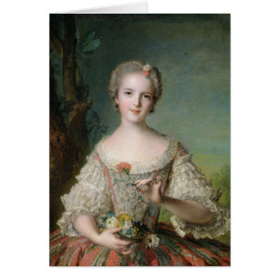 Cartão Retrato da senhora Louise de France