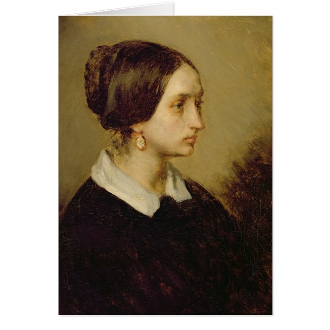 Cartão Retrato da senhora Ono, 1844 (Frente)
