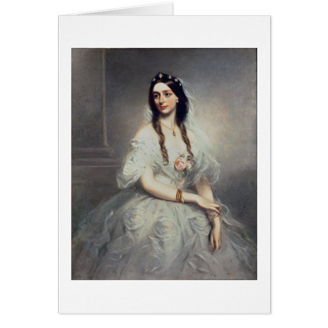 Cartão Retrato da Sra. C.W.Stoughton (d.1907), Três-quar (Frente)