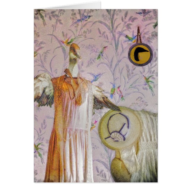 Cartão Retrato da Sra. Smew (Frente)