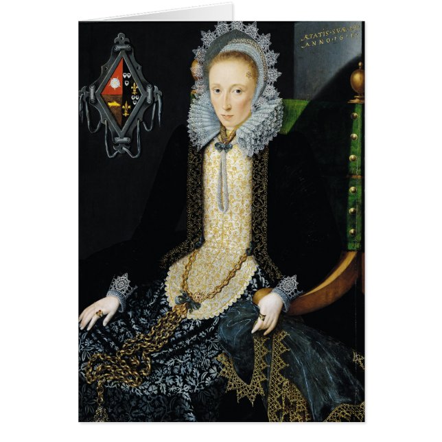 Cartão Retrato de Adriana camionete Nesse, 1611 (Frente)