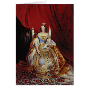 Cartão Retrato de Alexandra FyodorovnaI