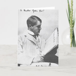 Cartão Retrato de Alfred Harmsworth, 1897