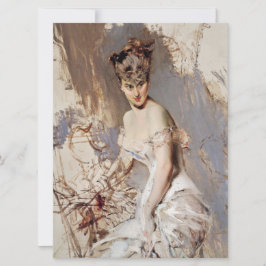 Cartão Retrato de Alice Regnault (por Giovanni Boldini)