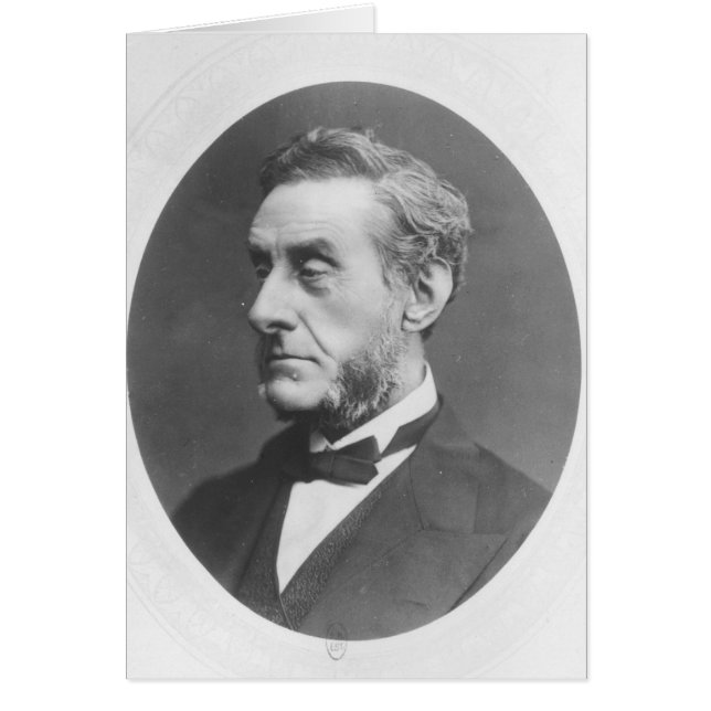 Cartão Retrato de Anthony Ashley Cooper (Frente)