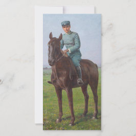 Cartão Retrato de Attilio Triboletti (Soldado de Cavalari