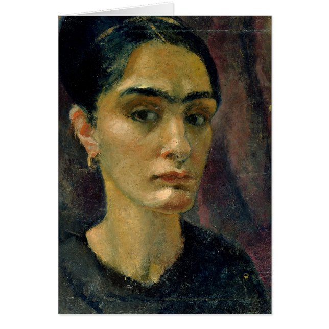 Cartão Retrato de auto (Frente)