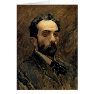 Cartão Retrato de auto, 1890s