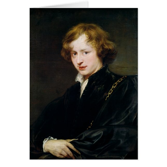 Cartão Retrato de auto, c.1622 (Frente)