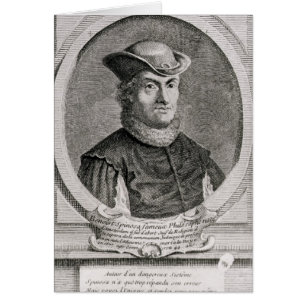 Cartão Retrato de Baruch ou de Benedict Spinoza