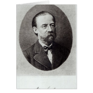 Cartão Retrato de Bedrich Smetana