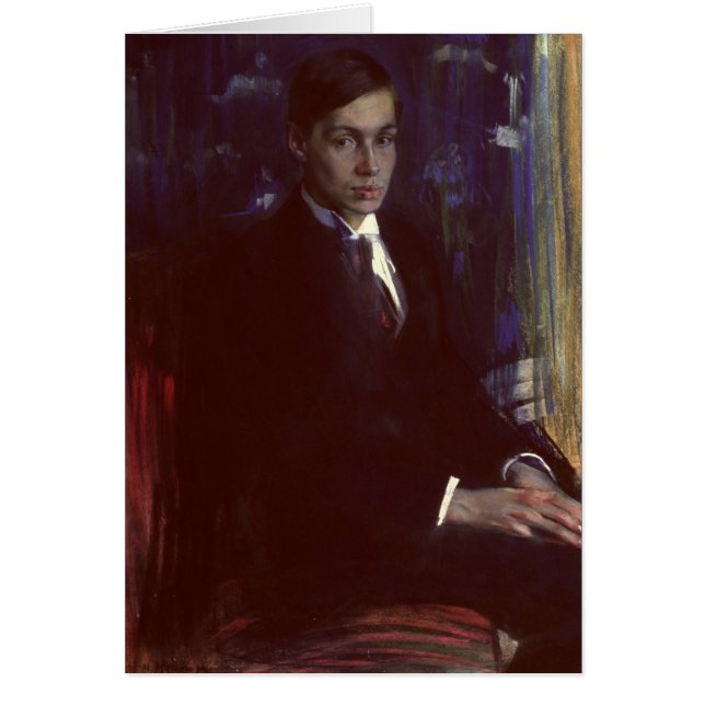 Cartão Retrato de Boris Pasternak (Frente)