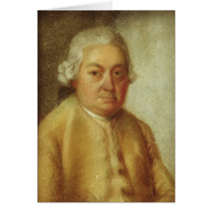 Cartão Retrato de Carl Philipp Emanuel Bach, c.1780