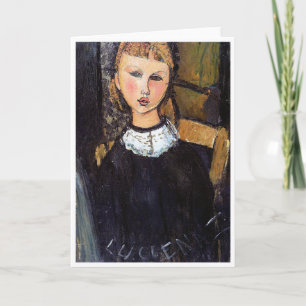 Cartão Retrato de Ceroni, Modigliani