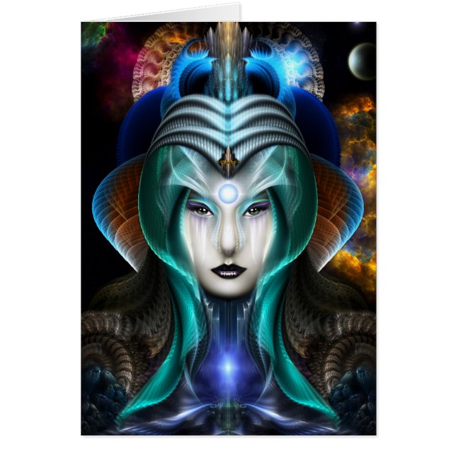 Cartão Retrato De Cyiria (Frente)