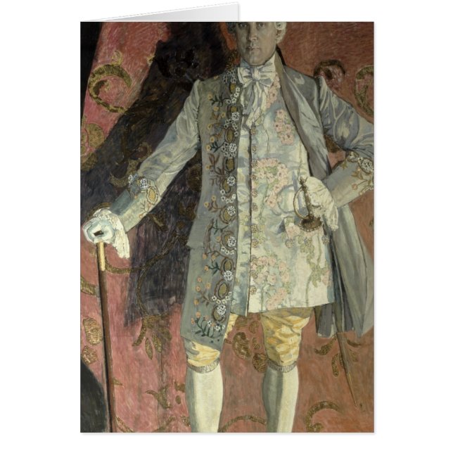 Cartão Retrato de Dmitry Smirnov (Frente)