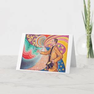 Cartão Retrato de Felix Feneon, Sigac