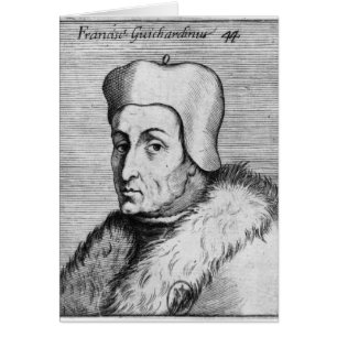 Cartão Retrato de Francesco Guicciardini
