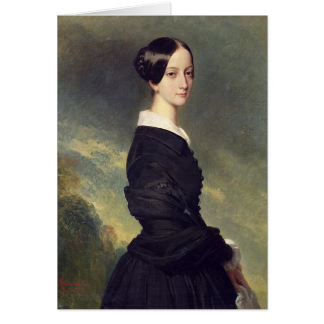 Cartão Retrato de Francisca Caroline de Braganca 1844 (Frente)