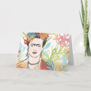 Cartão Retrato de Frida Kahlo